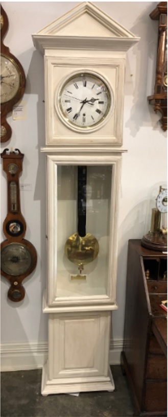 antique grandfather clock also called a longcase clock