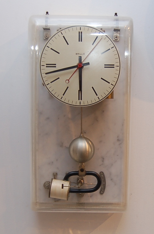 French battery clock
