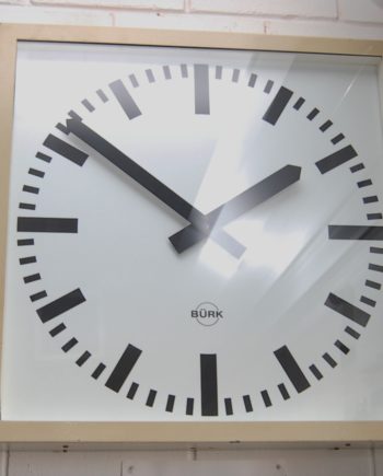 Industrial wall clock
