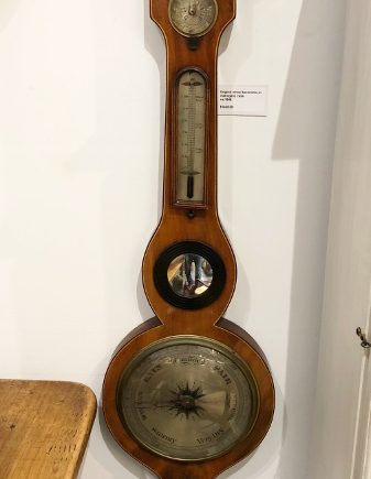 Antique French Victorian Era Hand Carved 23.5 Wall Barometer & Thermo –  Antiques & Uncommon Treasure
