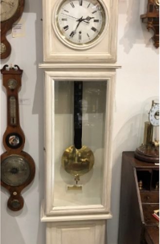 antique grandfather clock also called a longcase clock